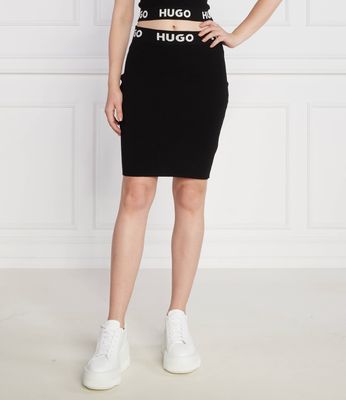 Spódnica na lato HUGO ze sklepu: Gomez Fashion Store w kategorii: Spódnice - zdjęcie 874714-BD9-10338_BU234W000057001