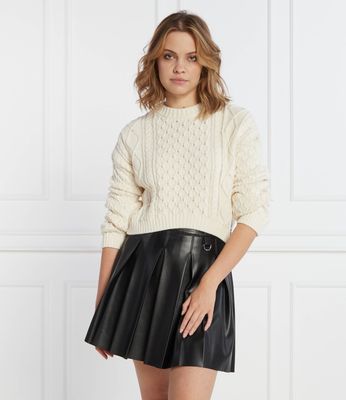 Sweter damski na zimę HUGO ze sklepu: Gomez Fashion Store w kategorii: Swetry damskie - zdjęcie 874714-BD9-10338_BU234W000060110
