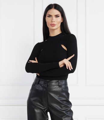 Bluzka damska zimowa HUGO ze sklepu: Gomez Fashion Store w kategorii: Bluzki damskie - zdjęcie 874714-BD9-10338_BU234W000061001
