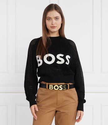 Sweter damski BOSS BLACK ze sklepu: Gomez Fashion Store w kategorii: Swetry damskie - zdjęcie 874714-BD9-10338_BB234W000066001