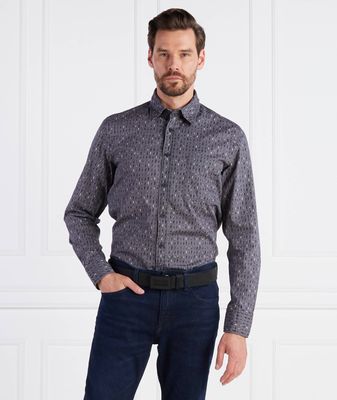 Koszula męska casual na wiosnę BOSS ORANGE ze sklepu: Gomez Fashion Store w kategorii: Koszule męskie - zdjęcie 874714-BD9-10338_BO234M000013022