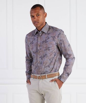 Koszula męska na wiosnę BOSS BLACK ze sklepu: Gomez Fashion Store w kategorii: Koszule męskie - zdjęcie 874714-BD9-10338_BB234M000038260