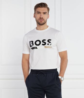 T-shirt męski letni BOSS BLACK ze sklepu: Gomez Fashion Store w kategorii: T-shirty męskie - zdjęcie 874714-BD9-10338_BB234M000130100