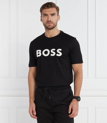 T-shirt męski letni BOSS BLACK ze sklepu: Gomez Fashion Store w kategorii: T-shirty męskie - zdjęcie 874714-BD9-10338_BB234M000137001