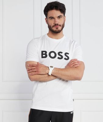 T-shirt męski na lato BOSS BLACK ze sklepu: Gomez Fashion Store w kategorii: T-shirty męskie - zdjęcie 874714-BD9-10338_BB234M000137100