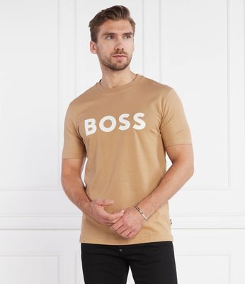 T-shirt męski na lato BOSS BLACK ze sklepu: Gomez Fashion Store w kategorii: T-shirty męskie - zdjęcie 874714-BD9-10338_BB234M000137260
