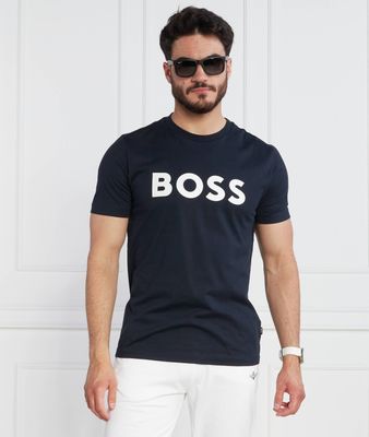 T-shirt męski na lato BOSS BLACK ze sklepu: Gomez Fashion Store w kategorii: T-shirty męskie - zdjęcie 874714-BD9-10338_BB234M000137404