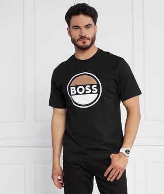 T-shirt męski na lato BOSS BLACK ze sklepu: Gomez Fashion Store w kategorii: T-shirty męskie - zdjęcie 874714-BD9-10338_BB234M000141002
