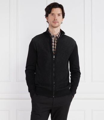 Sweter męski wiosenny BOSS BLACK ze sklepu: Gomez Fashion Store w kategorii: Swetry męskie - zdjęcie 874714-BD9-10338_BB234M000159001