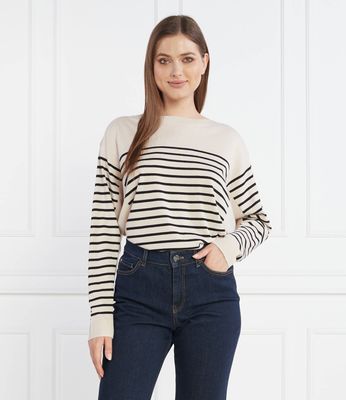 Sweter damski jesienny Marc Cain ze sklepu: Gomez Fashion Store w kategorii: Swetry damskie - zdjęcie 874714-BD9-10338_CR234W000023913