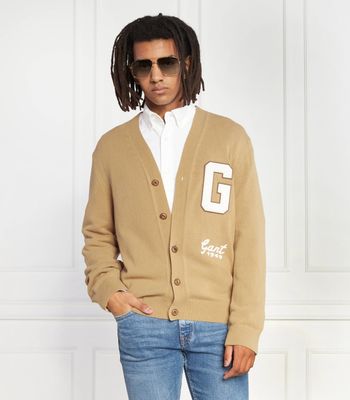 Sweter męski Gant ze sklepu: Gomez Fashion Store w kategorii: Swetry męskie - zdjęcie 874714-BD9-10338_GA234M000040217