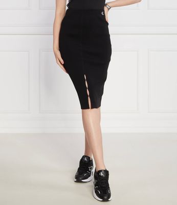 Spódnica na wiosnę Calvin Klein Jeans ze sklepu: Gomez Fashion Store w kategorii: Spódnice - zdjęcie 874714-BD9-10338_CJ234W000059A81