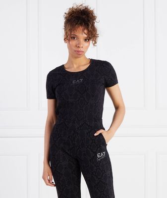 Bluzka damska EA7 ze sklepu: Gomez Fashion Store w kategorii: Bluzki damskie - zdjęcie 874714-BD9-10338_E7235W000026B47