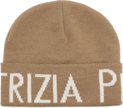 Czapka zimowa damska casual Patrizia Pepe ze sklepu: Gomez Fashion Store w kategorii: Czapki zimowe damskie - zdjęcie 874714-BD9-10338_PK234W000029330