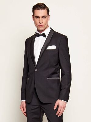 HUGO - Marynarka męska casual jesienna ze sklepu: Gomez Fashion Store w kategorii: Marynarki męskie - zdjęcie 874714-BD9-10338_BU232M000250001