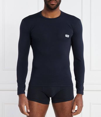 Emporio Armani - T-shirt męski w sportowym stylu ze sklepu: Gomez Fashion Store w kategorii: T-shirty męskie - zdjęcie 874714-BD9-10338_EB235M000045135