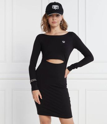Sukienka casual Chiara Ferragni ze sklepu: Gomez Fashion Store w kategorii: Sukienki - zdjęcie 874714-BD9-10338_CF235W000010899