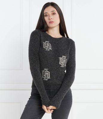 Liu Jo - Sweter damski casualowy ze sklepu: Gomez Fashion Store w kategorii: Swetry damskie - zdjęcie 874714-BD9-10338_LC235W000029222