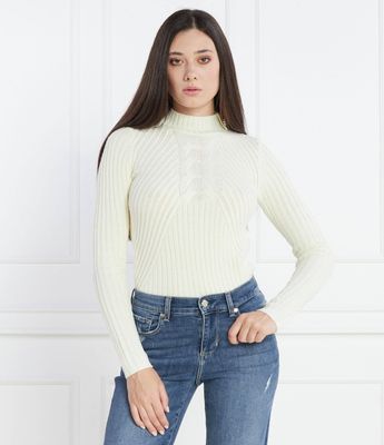Sweter damski na zimę Liu Jo ze sklepu: Gomez Fashion Store w kategorii: Swetry damskie - zdjęcie 874714-BD9-10338_LJ235W000100701