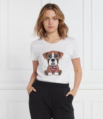 Bluzka damska młodzieżowa Liu Jo ze sklepu: Gomez Fashion Store w kategorii: Bluzki damskie - zdjęcie 874714-BD9-10338_LJ235W000114R94