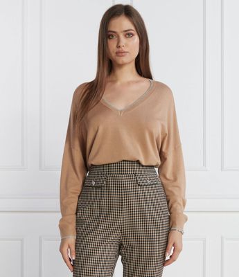 Sweter damski casual Liu Jo ze sklepu: Gomez Fashion Store w kategorii: Swetry damskie - zdjęcie 874714-BD9-10338_LJ235W000127M76