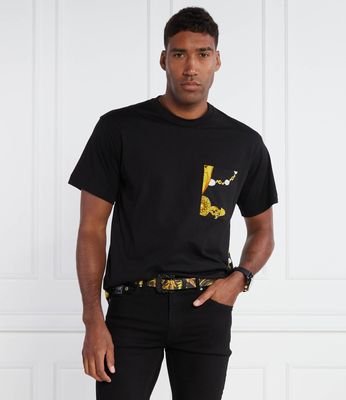 T-shirt męski letni Versace Jeans Couture ze sklepu: Gomez Fashion Store w kategorii: T-shirty męskie - zdjęcie 874714-BD9-10338_VR235M000016A06