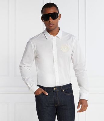 Koszula męska na jesień Versace Jeans Couture ze sklepu: Gomez Fashion Store w kategorii: Koszule męskie - zdjęcie 874714-BD9-10338_VR235M000033003