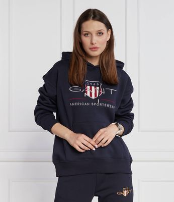 Bluza damska w stylu młodzieżowym jesienna Gant ze sklepu: Gomez Fashion Store w kategorii: Bluzy damskie - zdjęcie 874714-BD9-10338_GA234W000009433