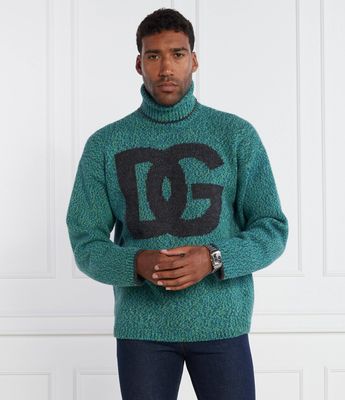 Sweter męski na wiosnę Dolce & Gabbana ze sklepu: Gomez Fashion Store w kategorii: Swetry męskie - zdjęcie 874714-BD9-10338_DG234M000012127