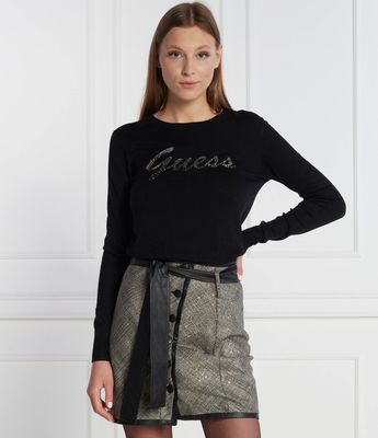 Bluzka damska w stylu młodzieżowym Guess ze sklepu: Gomez Fashion Store w kategorii: Bluzki damskie - zdjęcie 874714-BD9-10338_GJ235W000043058