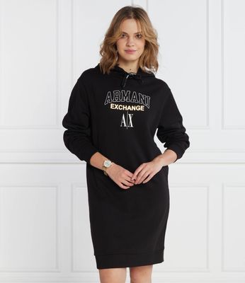 Sukienka jesienna Armani Exchange ze sklepu: Gomez Fashion Store w kategorii: Sukienki - zdjęcie 874714-BD9-10338_AX235W000052102