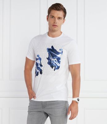 T-shirt męski wiosenny Armani Exchange ze sklepu: Gomez Fashion Store w kategorii: T-shirty męskie - zdjęcie 874714-BD9-10338_AX235M000097100
