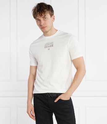 Armani Exchange - T-shirt męski casual ze sklepu: Gomez Fashion Store w kategorii: T-shirty męskie - zdjęcie 874714-BD9-10338_AX235M000105155