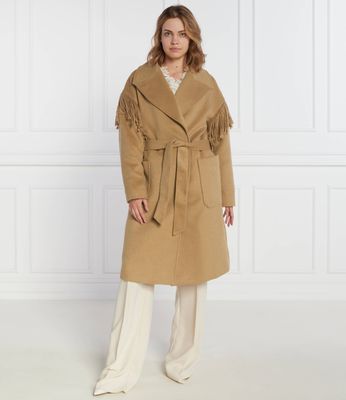 Twinset U&B - Płaszcz damski na jesień ze sklepu: Gomez Fashion Store w kategorii: Płaszcze damskie - zdjęcie 874714-BD9-10338_TB234W000003081