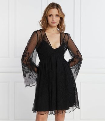 Sukienka elegancka Twinset ze sklepu: Gomez Fashion Store w kategorii: Sukienki - zdjęcie 874714-BD9-10338_TS234W000022842