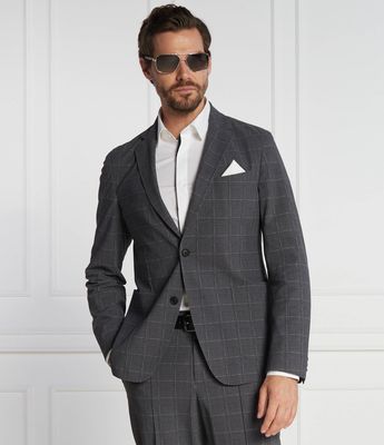 Marynarka męska klasyczny BOSS BLACK ze sklepu: Gomez Fashion Store w kategorii: Marynarki męskie - zdjęcie 874714-BD9-10338_BB235M000133030