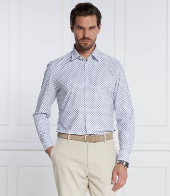 Koszula męska na wiosnę BOSS BLACK ze sklepu: Gomez Fashion Store w kategorii: Koszule męskie - zdjęcie 874714-BD9-10338_BB235M000194450