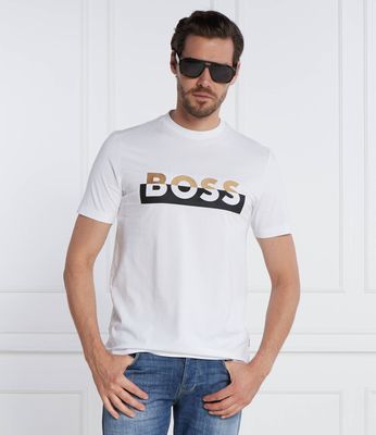T-shirt męski BOSS BLACK ze sklepu: Gomez Fashion Store w kategorii: T-shirty męskie - zdjęcie 874714-BD9-10338_BB235M000237100