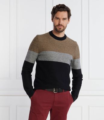 Sweter męski BOSS BLACK ze sklepu: Gomez Fashion Store w kategorii: Swetry męskie - zdjęcie 874714-BD9-10338_BB235M000248001