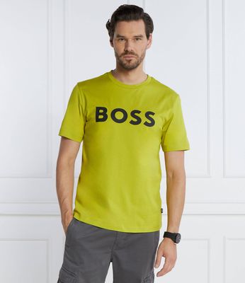 T-shirt męski na lato BOSS BLACK ze sklepu: Gomez Fashion Store w kategorii: T-shirty męskie - zdjęcie 874714-BD9-10338_BB235M000290321
