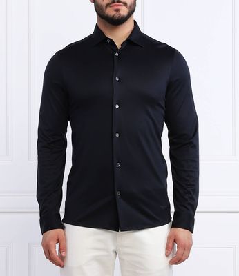 Koszula męska na jesień Emporio Armani ze sklepu: Gomez Fashion Store w kategorii: Koszule męskie - zdjęcie 874714-BD9-10338_EA235M000110016