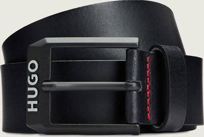 HUGO - Pasek jesienny ze sklepu: Gomez Fashion Store w kategorii: Paski męskie - zdjęcie 874714-BD9-10338_BU235M000006001