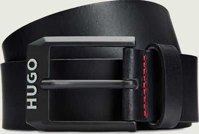 HUGO - Pasek jesienny ze sklepu: Gomez Fashion Store w kategorii: Paski męskie - zdjęcie 874714-BD9-10338_BU235M000006001