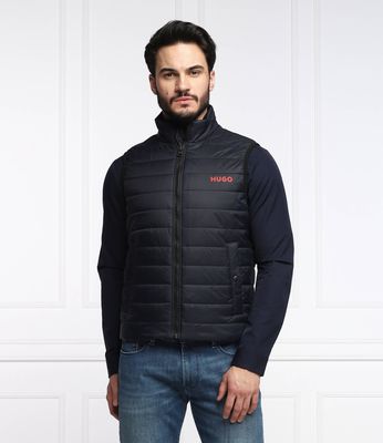HUGO - Kamizelka męska na jesień ze sklepu: Gomez Fashion Store w kategorii: Kamizelki męskie - zdjęcie 874714-BD9-10338_BU235M000165405