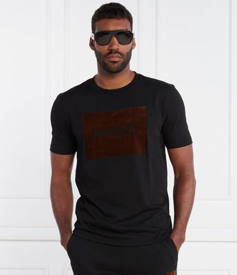 T-shirt męski HUGO ze sklepu: Gomez Fashion Store w kategorii: T-shirty męskie - zdjęcie 874714-BD9-10338_BU235M000249002