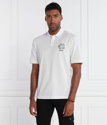 T-shirt męski HUGO ze sklepu: Gomez Fashion Store w kategorii: T-shirty męskie - zdjęcie 874714-BD9-10338_BU235M000255100