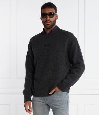 HUGO - Sweter męski ze sklepu: Gomez Fashion Store w kategorii: Swetry męskie - zdjęcie 874714-BD9-10338_BU235M000270023