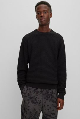 Sweter męski HUGO ze sklepu: Gomez Fashion Store w kategorii: Swetry męskie - zdjęcie 874714-BD9-10338_BU235M000277001