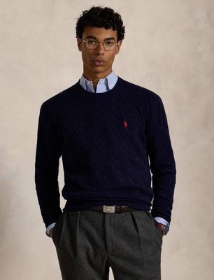 Polo Ralph Lauren - Sweter męski na jesień ze sklepu: Gomez Fashion Store w kategorii: Swetry męskie - zdjęcie 874714-BD9-10338_PR235M000019E88