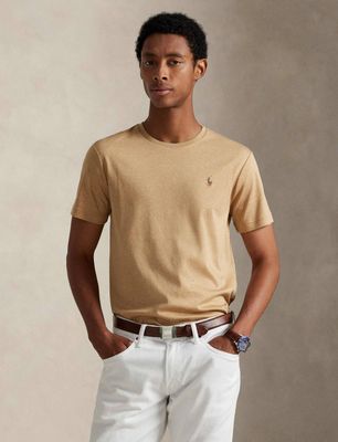 T-shirt męski na wiosnę klasyczny Polo Ralph Lauren ze sklepu: Gomez Fashion Store w kategorii: T-shirty męskie - zdjęcie 874714-BD9-10338_PR235M000070OO7
